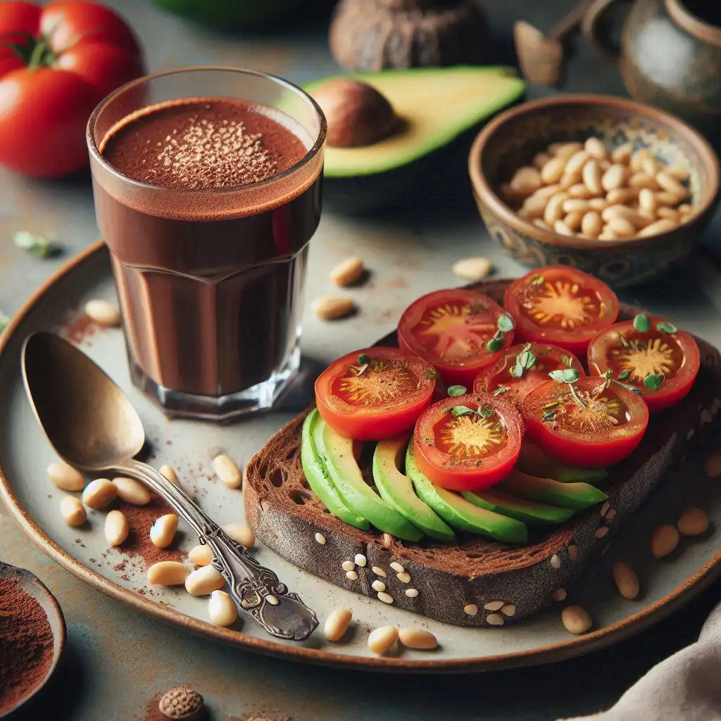 Spanish vegetarian breakfast for medical weight loss