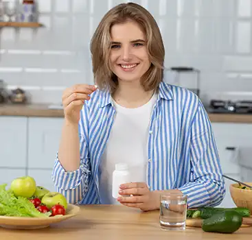 Telehealth program slide showing safe and effective weight loss results